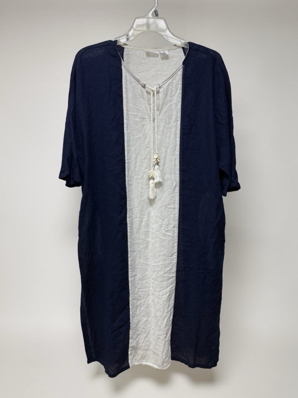 Sigrid Olsen Linen Blend Beach
Caftan/Swim Cover-Up Dress Size S Oversized